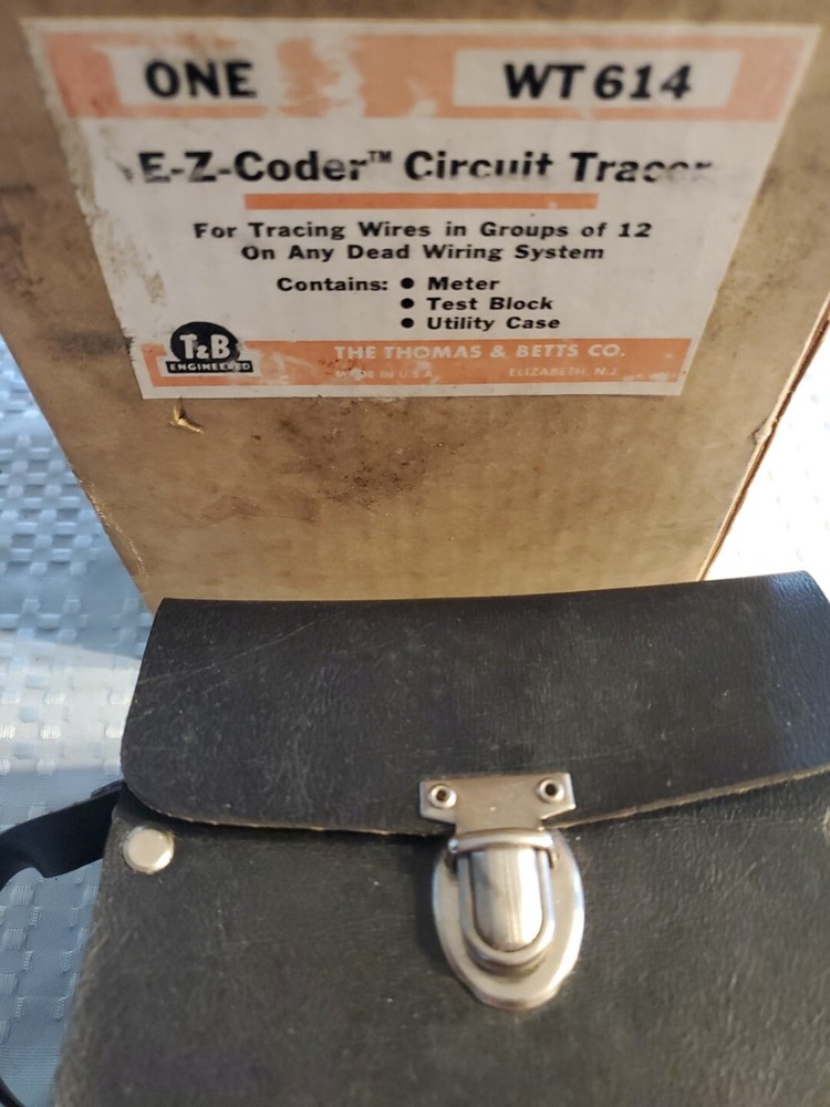 Nos T&b Thomas Betts EZ Coder Circuit Tracer WT-617 Klein 627-20 Tools Tool Usa