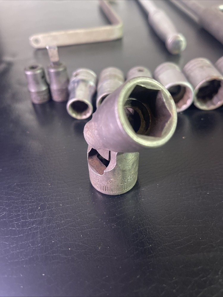 Vintage Snap On Tool Box With Misc. 20 Pc. Socket Tool Set