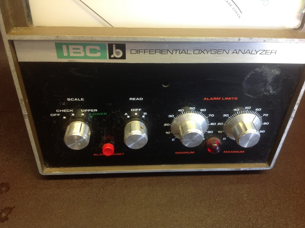 IBC 145-041 DIFFERENTIAL OXYGEN ANALYZER 6V MM OXYGEN $99