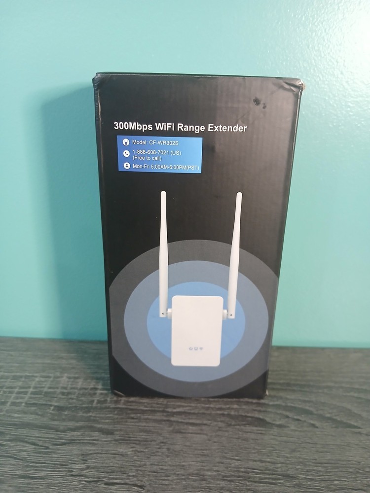 Avery Model: CF-WR302S 300Mbps Wireless WiFi Range Extender BLACK