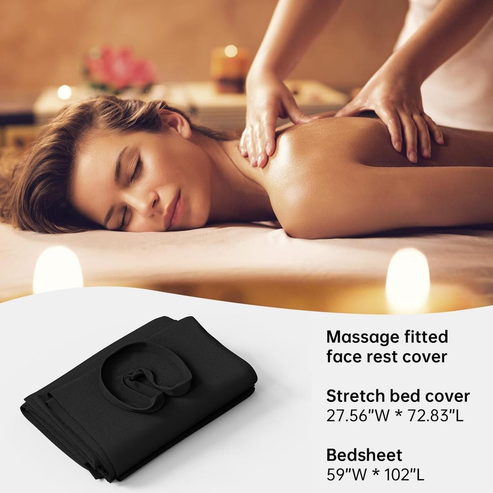 Massage Table Sheet Set Premium Soft Light Stain