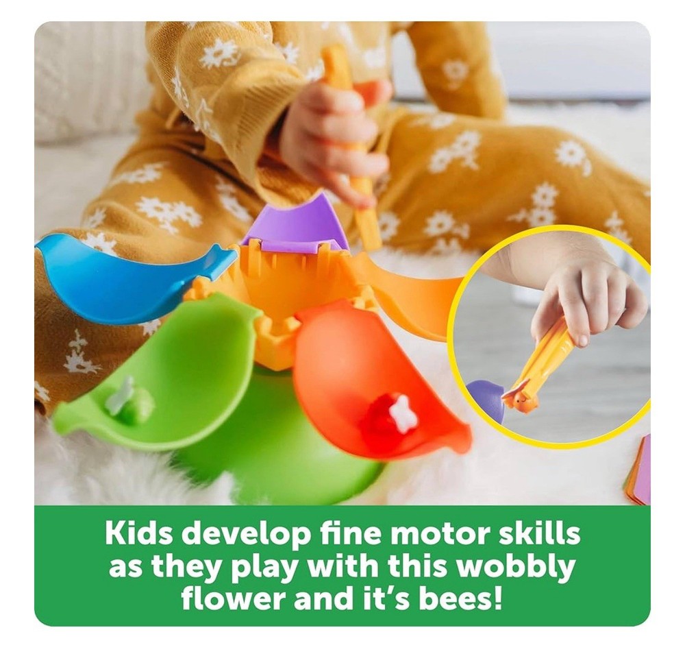 Learning Resources Blooming Balance Bees Fine Motor Sorting Eco Friendly Set NEW