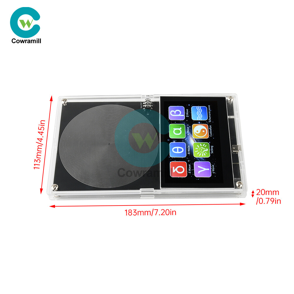 Schumann Wave Generator 0.01-99999Hz Adjustable Frequency with Touch Screen+Case