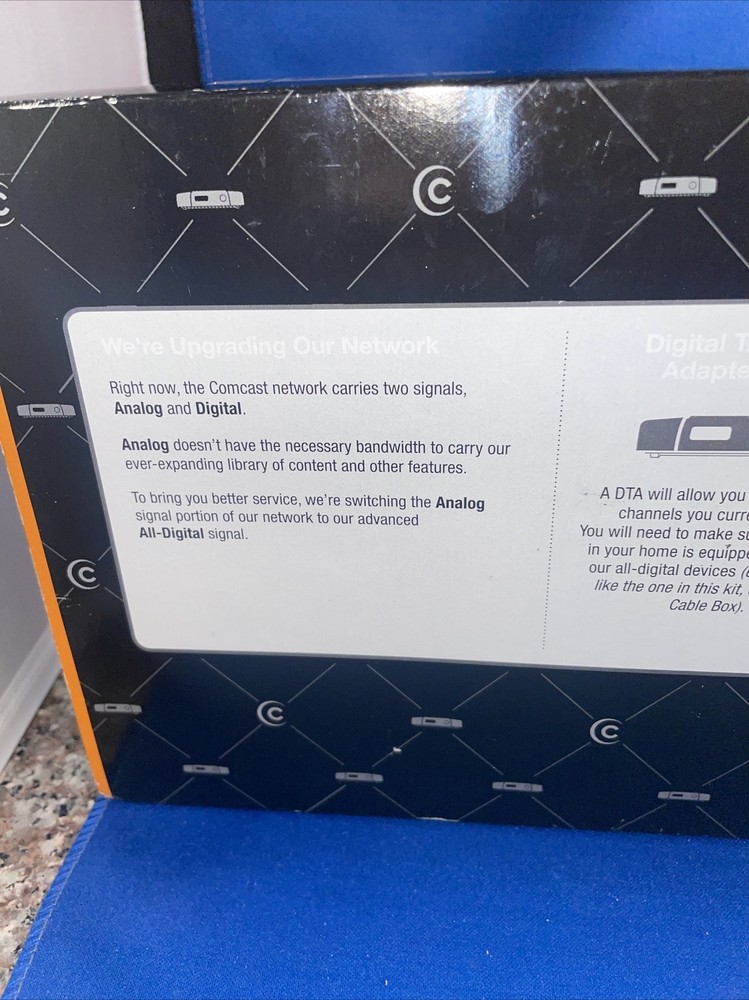 Xfinity Comcast Digital Transport Adapter Kit NEW *OPEN BOX*