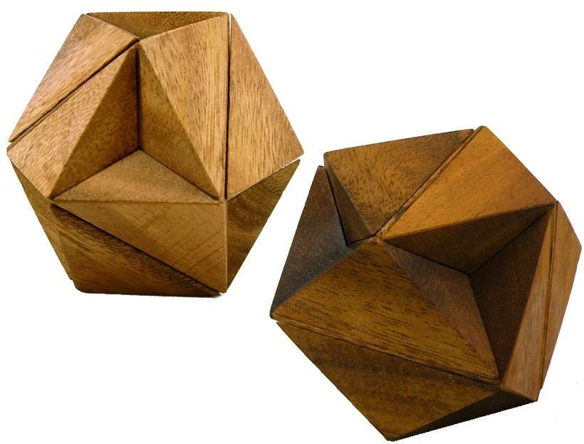 Hexagon Cube - Wooden Puzzle Brain Teaser