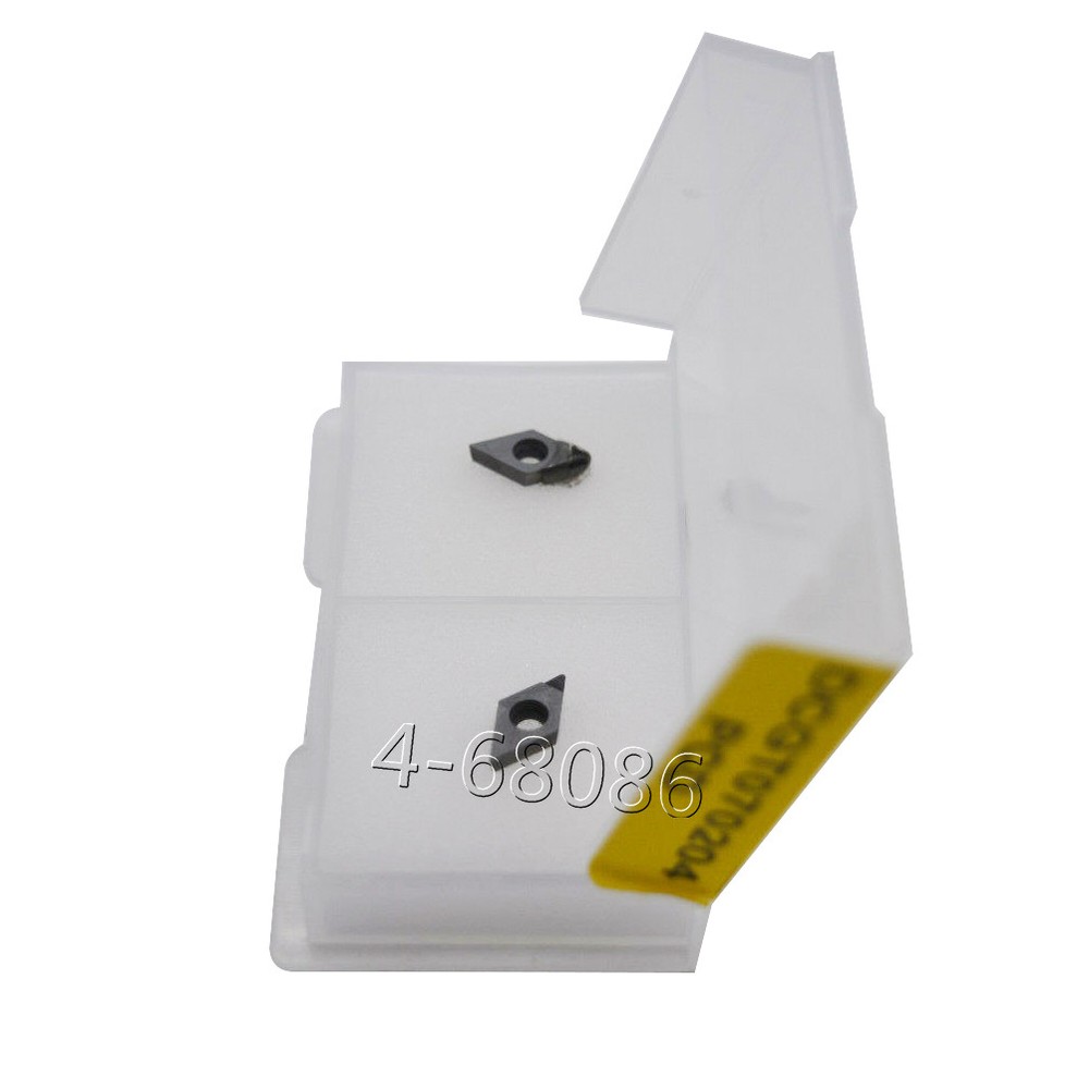 4pc DCGT070204 PCD polycrystalline diamond for Aluminum INSERT carbide INSERT
