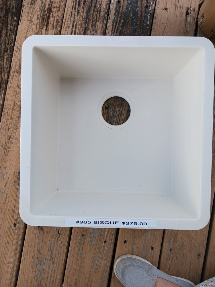 Corian 965 Sink Bisque