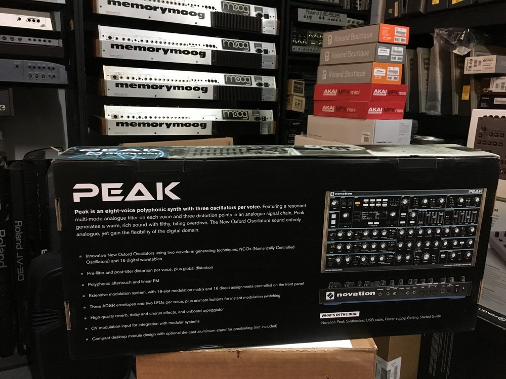 NOVATION PEAK Synthesizer  8 Voice synth module New //ARMENS//