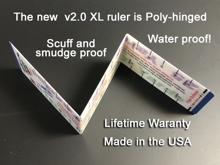 Rifle Scope Ruler Scope Click Calculator (Three-Ruler Combo Value Pack)