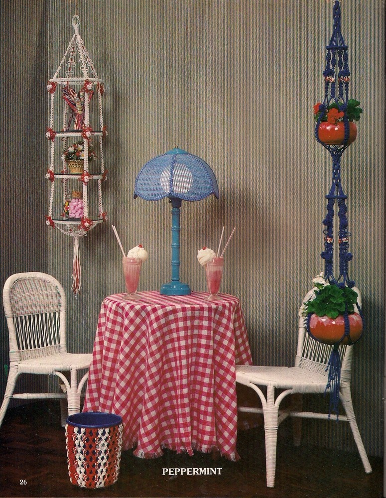 Weave Rug Pattern & Other Macrame Decor - Craft Book: #AC1 Accents