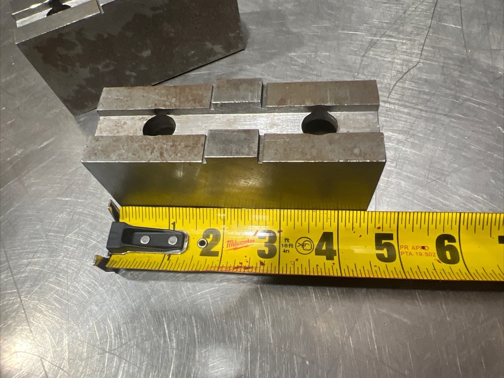 Lathe tools Jaws - set (2) Used Surplus Unbranded No Make Or Model