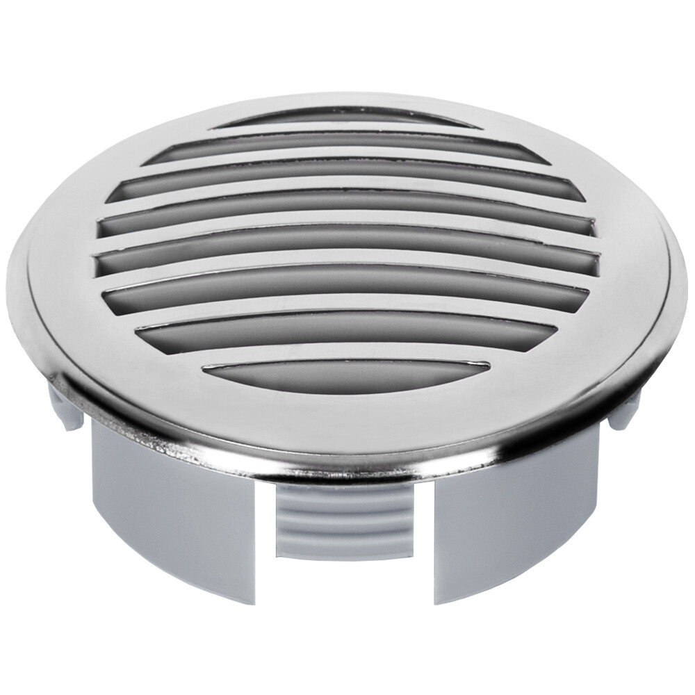 BOAT 3" DOMED CHROME SWIM PLATFORM DECK VENT DRAIN GRILL REPLACE