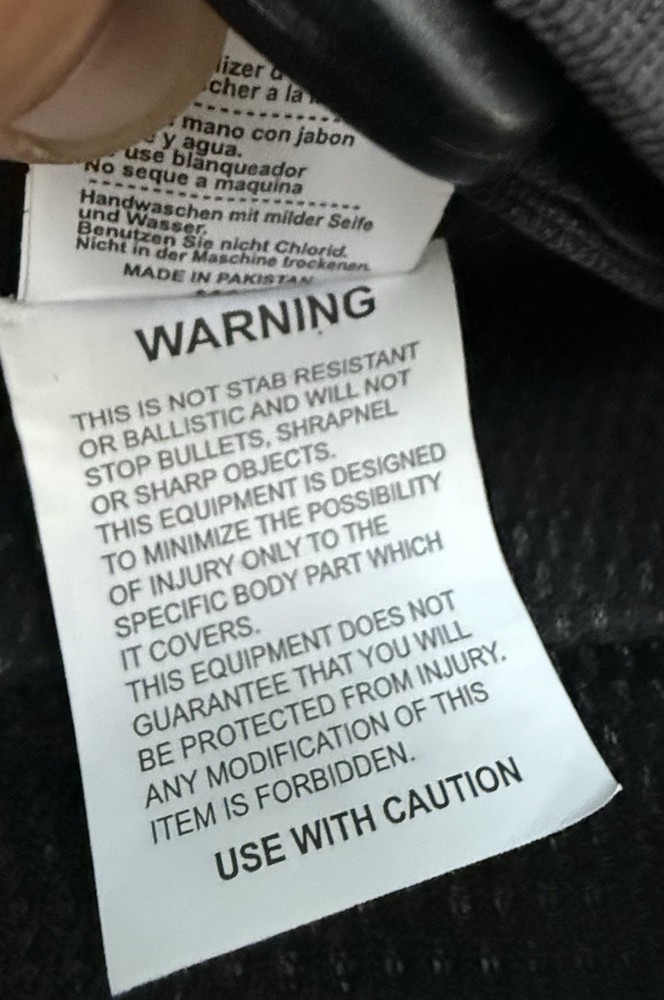 Monadnock Exo-Tech Chest Protector Size Medium/Large