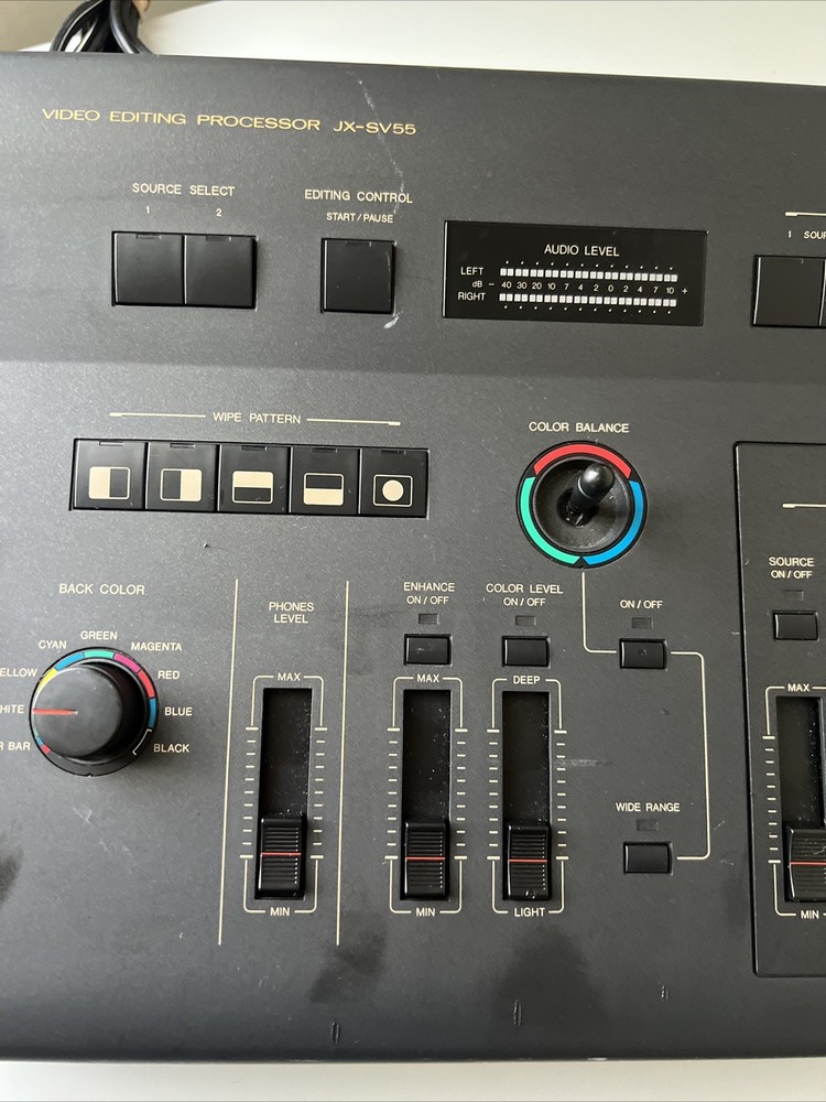 JVC JX-SV55 Video Editing Processor Works