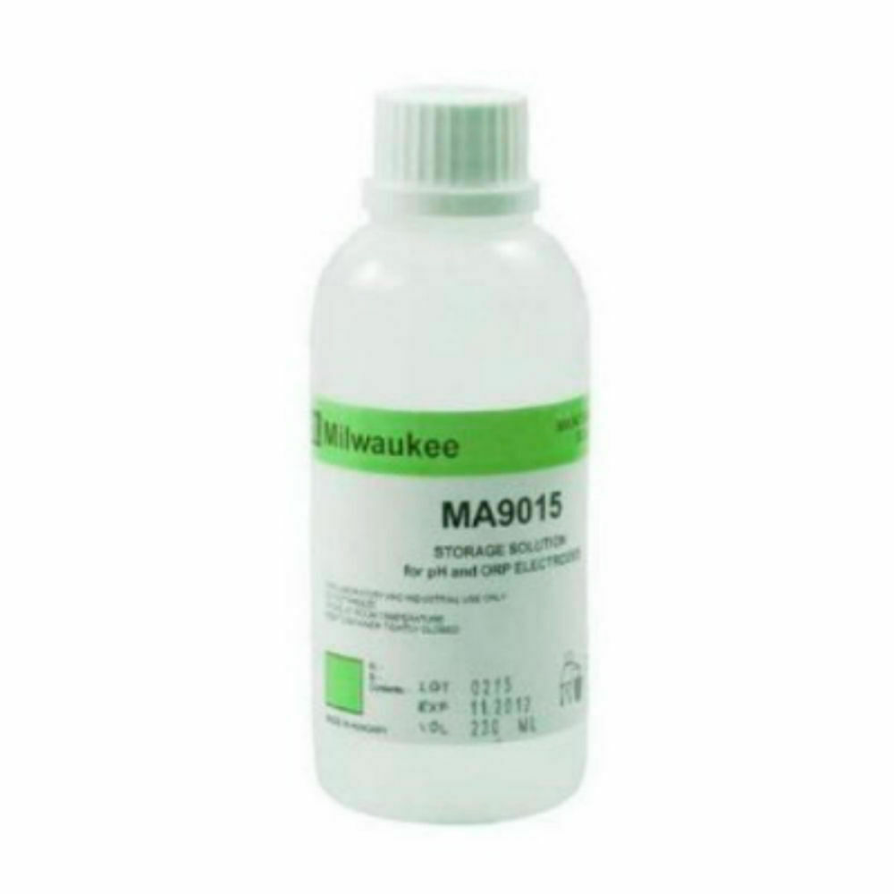 MILWAUKEE - MA9015 STORAGE SOLUTION FOR PH/ORP ELECTRODES (230ML) FISH AQUARIUM