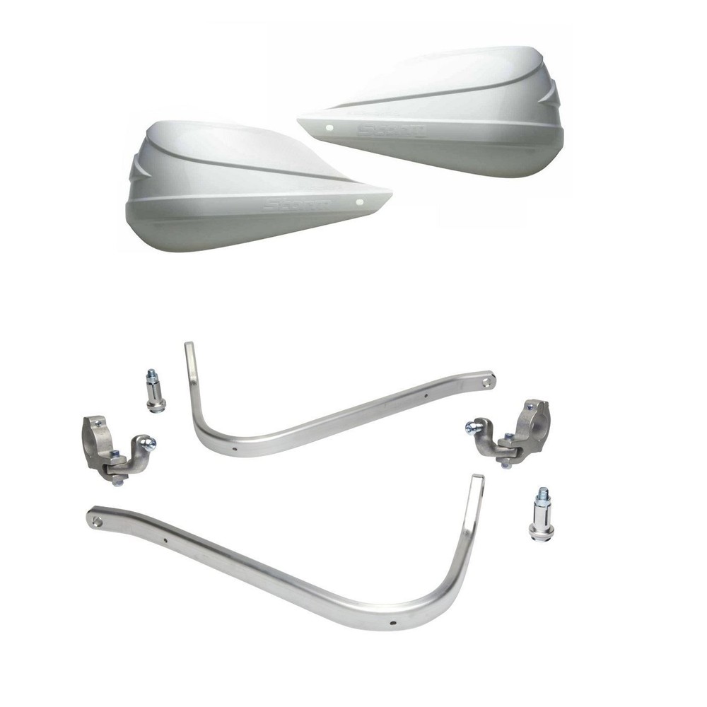 Barkbuster Storm White Handguard & Fit Kit Husaberg TE250 2011 - 2014