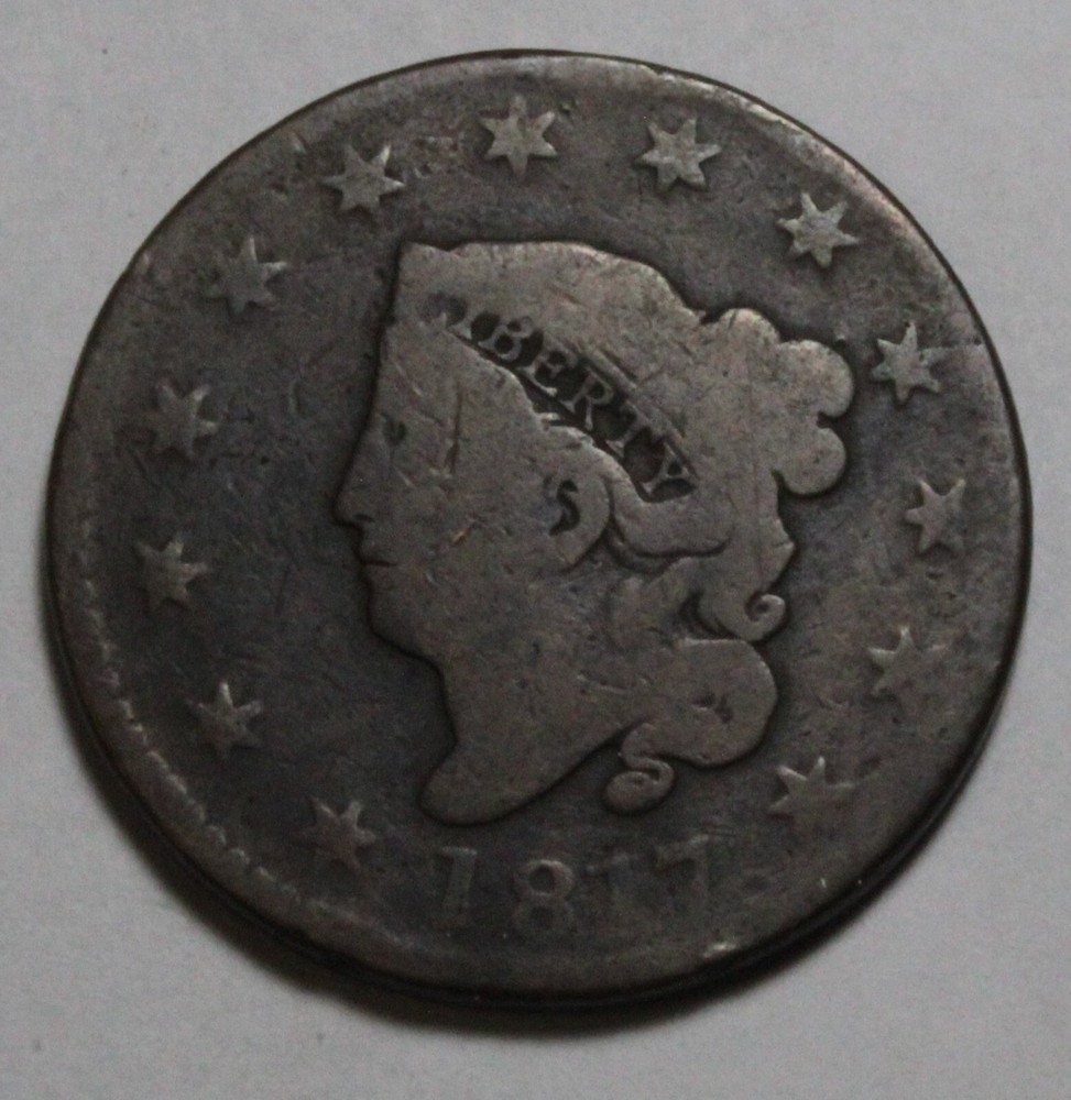 1817 Large Cent PH312