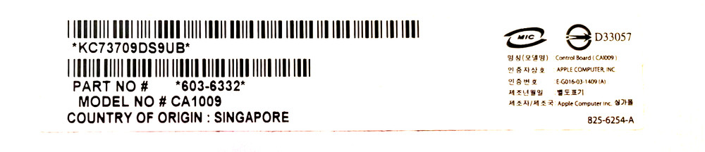 LOT OF 2 603-6332 APPLE XSERVE RAID CONTROLLER CA1009