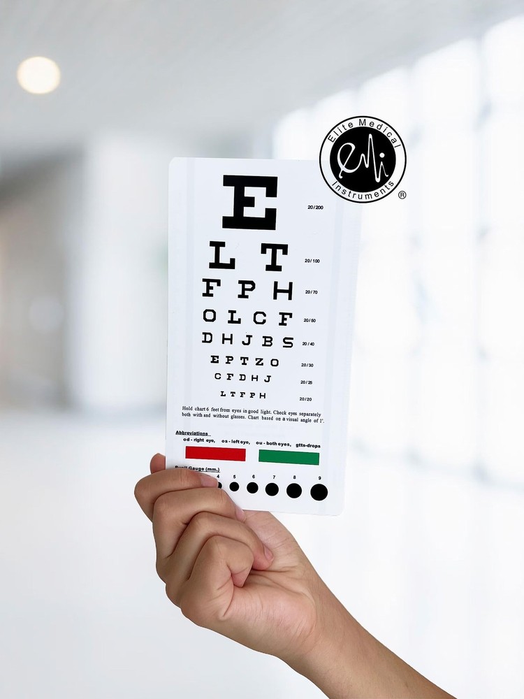 EMI Snellen Pocket Eye Chart EC-PSN