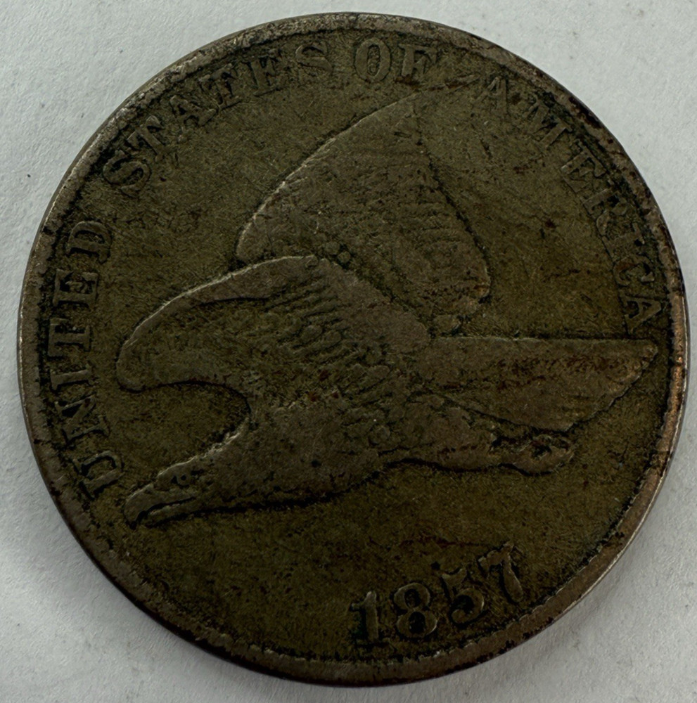 1857 Flying Eagle Cent Exact Coin Imaged #FLY99