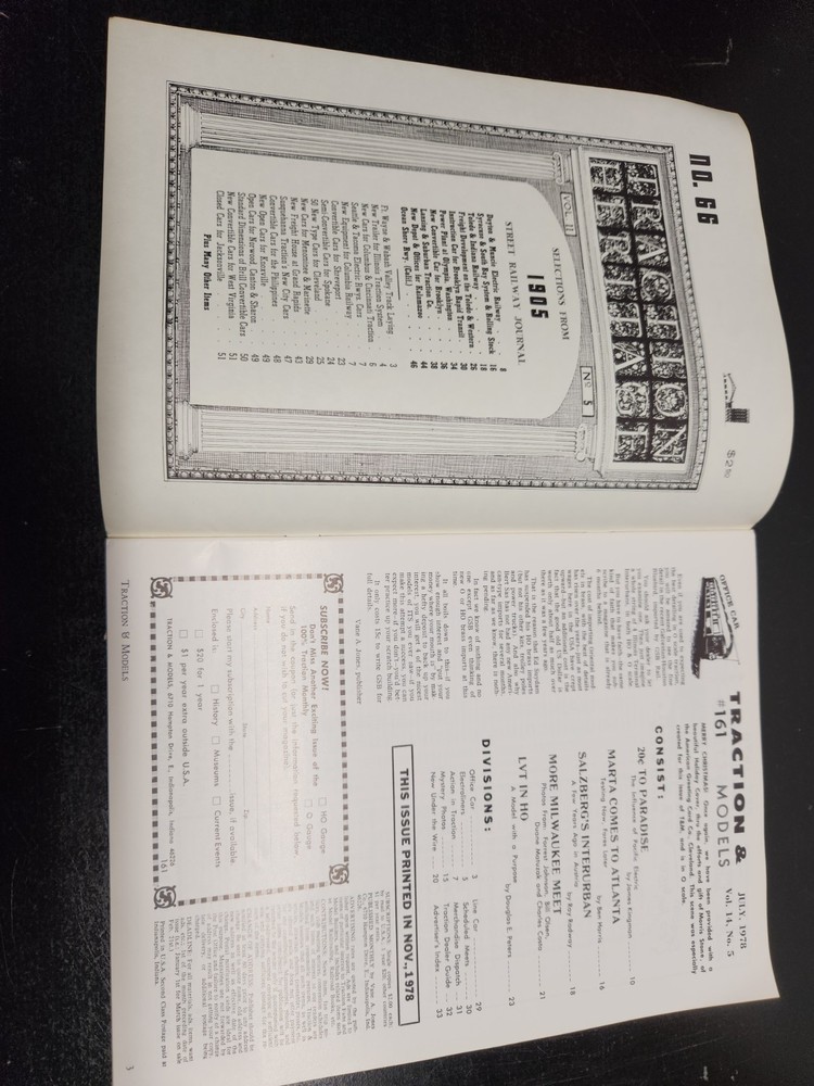 10 Issues of 1978 Traction & Models - Model Railroads