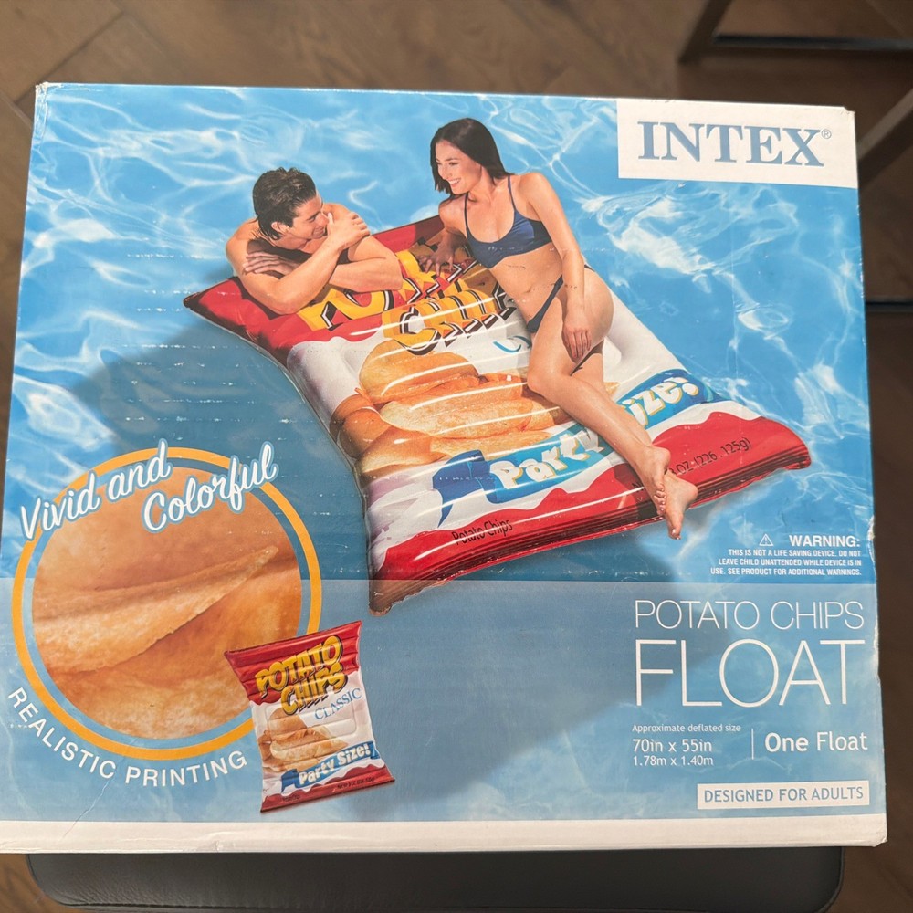 Intex Potato Chips Float New Sealed