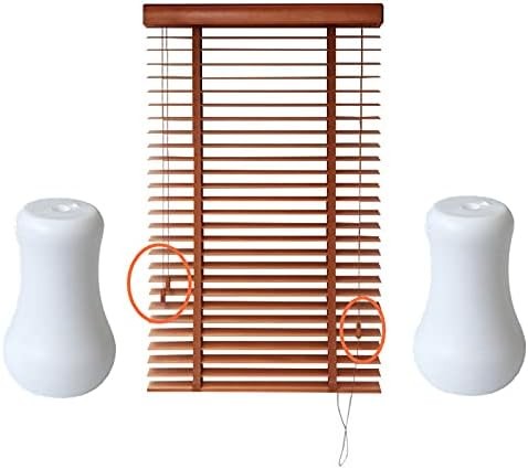 White Plastic Cord Tassel Window Blind Pulls