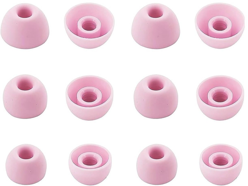 Replacement Ear Tips Compatible with Beats Studio Buds Earbuds, S/M/L, Pink