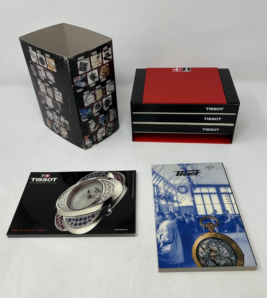 Empty Tissot Swiss Display/Storage Case Watch Box