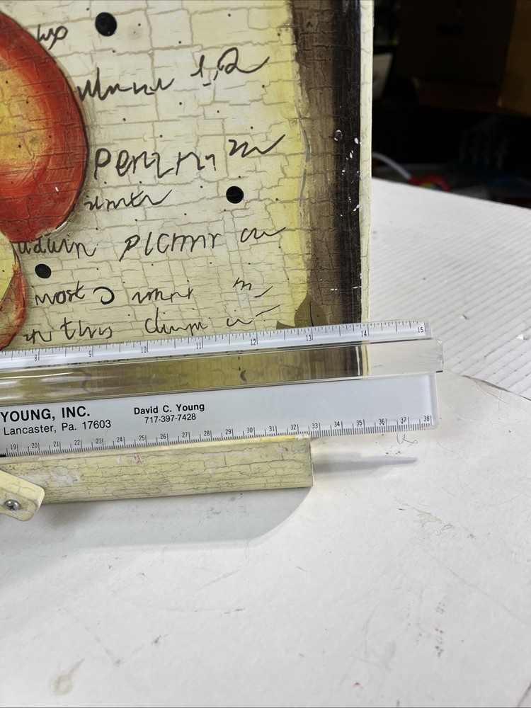Thomas Pacconi Classics Wood Cookbook Recipe Stand Holder E