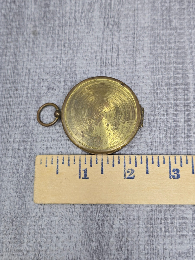 Vintage German Brass Pocket Compass WWII
