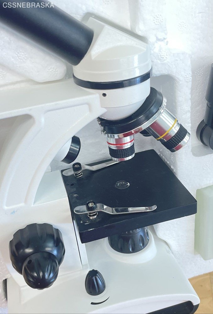 White Biological Microscope Telmu Model: XSP - 75