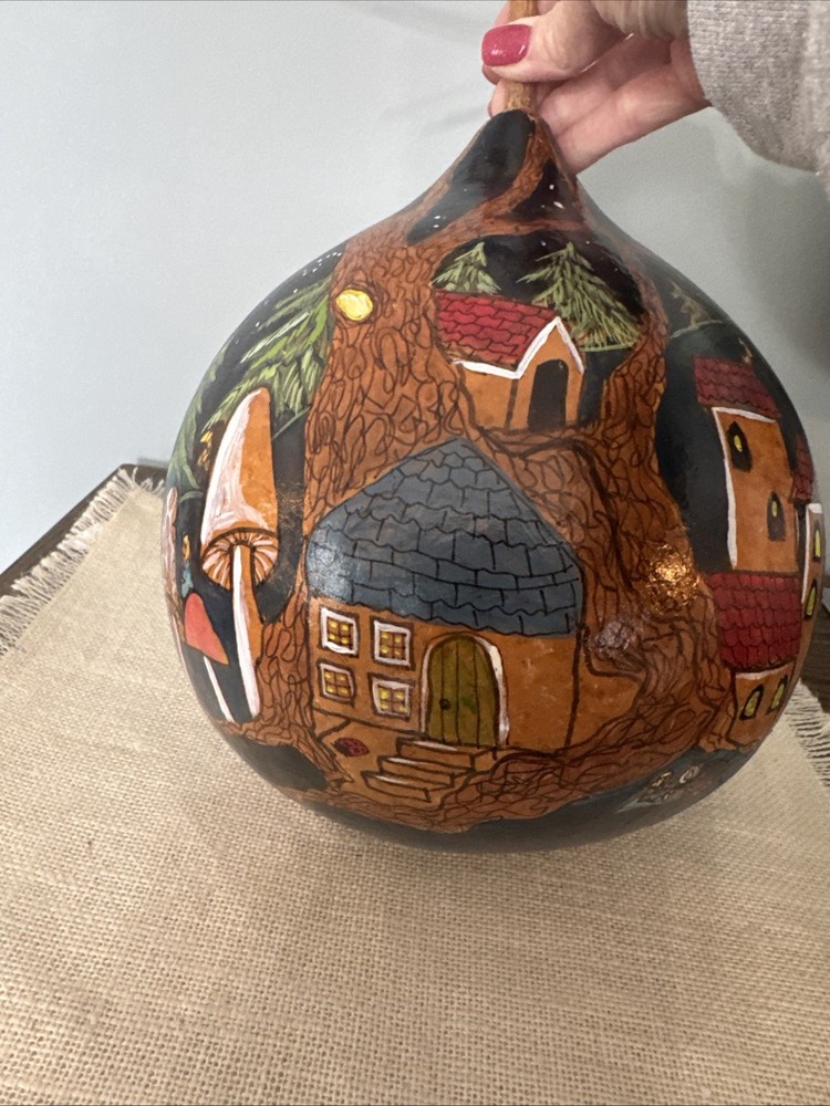 Handpainted Gourd