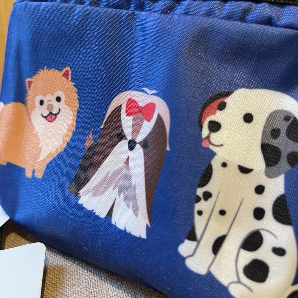Lesportsac Dog Rectangular Cosmetic Bag NWT