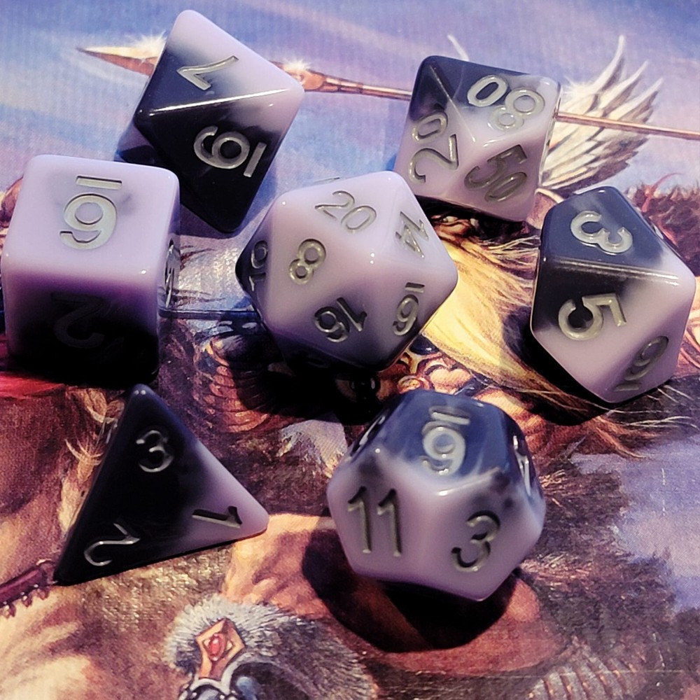 Nightfall Dice Set | Poly RPG DnD Dungeons Dragons AD&D Pathfinder d20