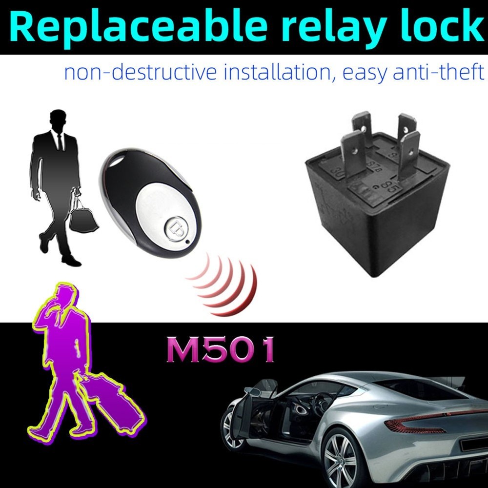 12V Immobilizer Car Engine Lock Intelligent Security -Theft System8457