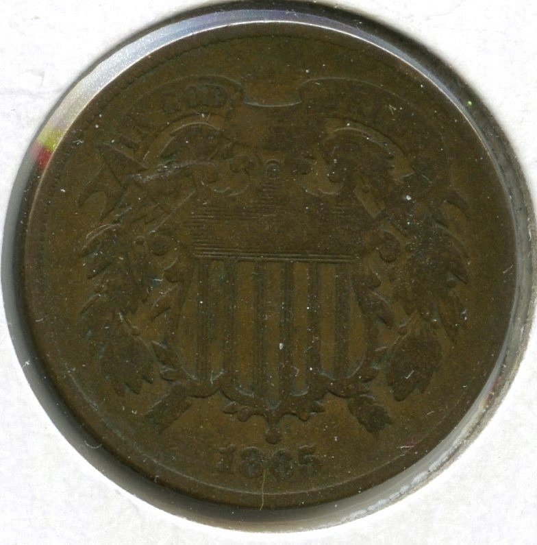 1865 2-Cent Coin - Two Cents - P855