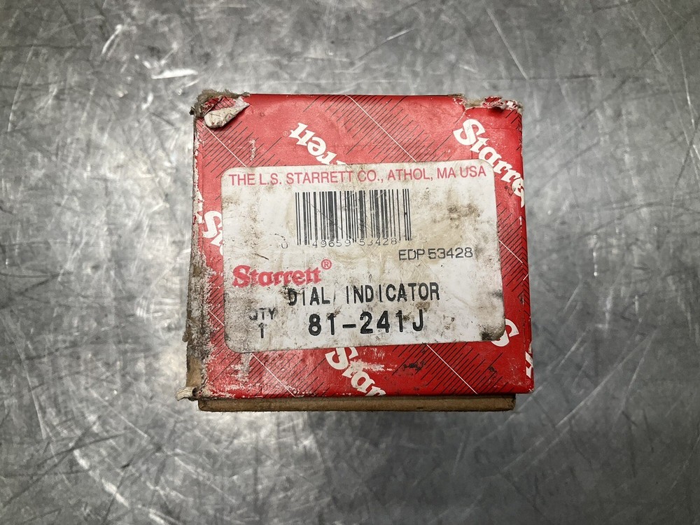 Starrett 81-241 Dial Indicator 0.001" in Box