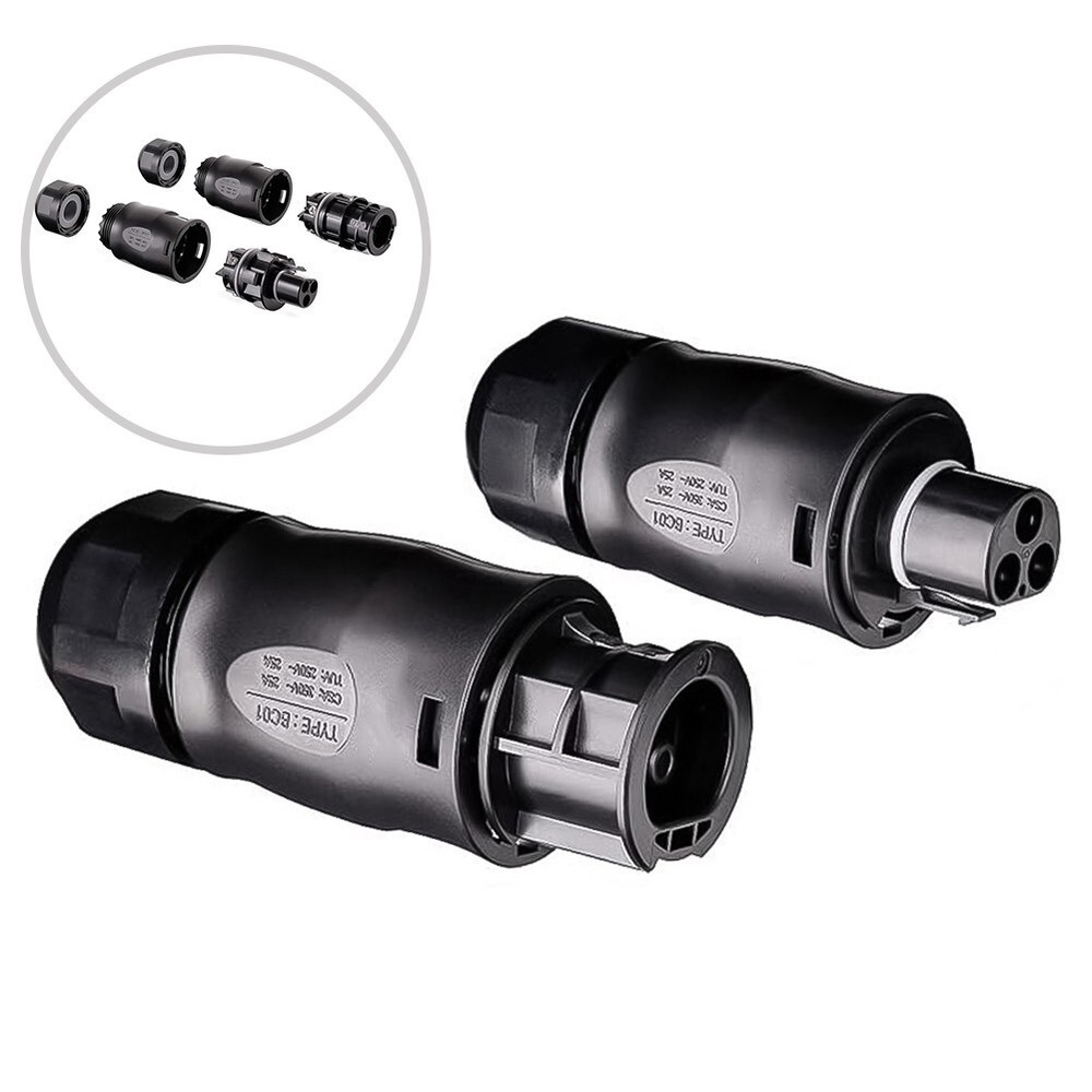 Secure and Efficient AC Socket and Plug for Inverters Easy Installation