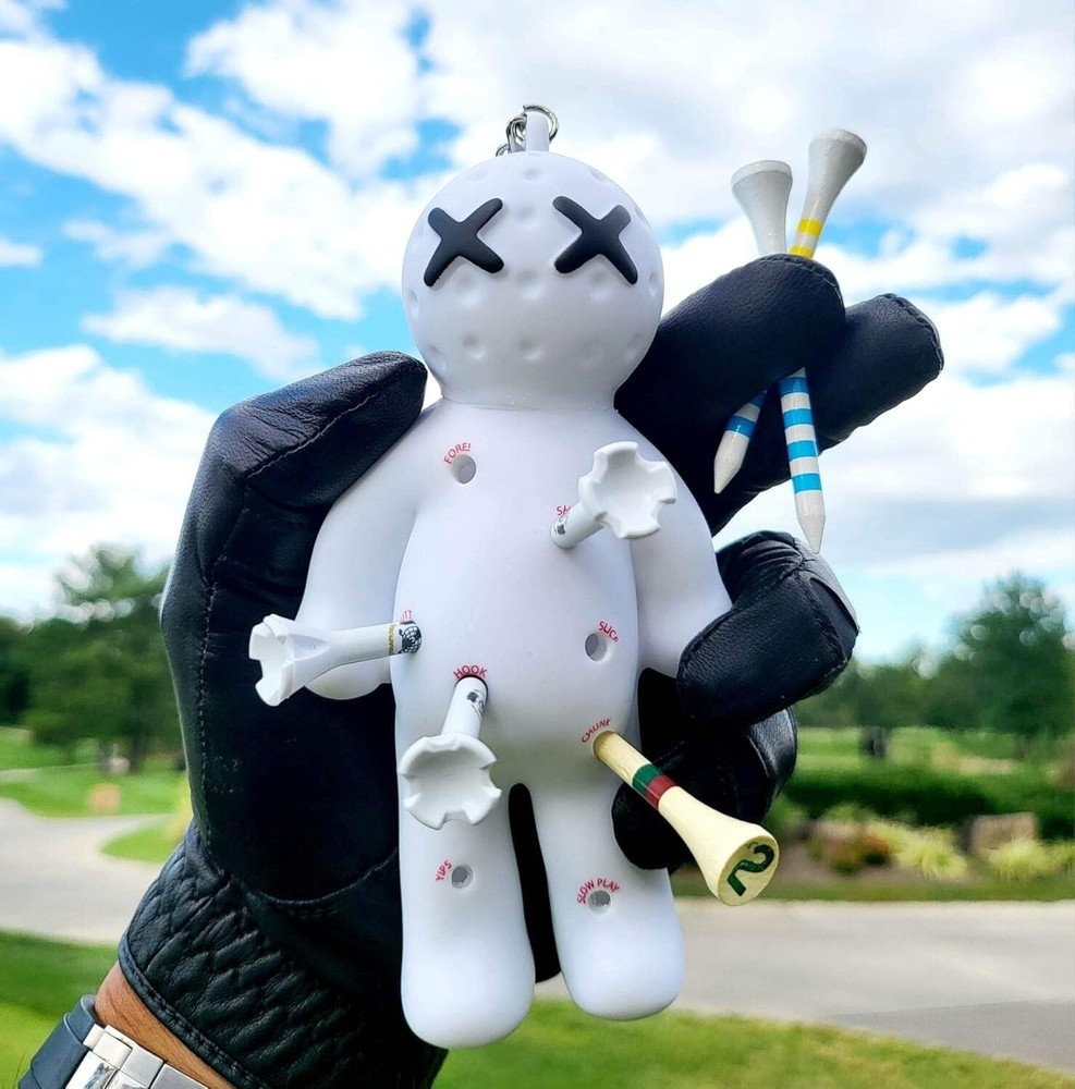Fun and Compact Golf Tee Holder for Keychain - Perfect for Golf Lovers