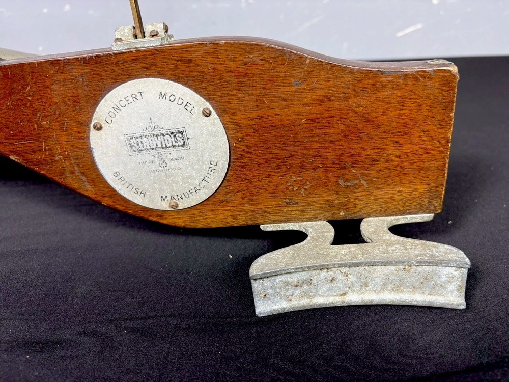 Vintage Phono Fiddle Violin, Named As Stroviols.1 String Instrument
