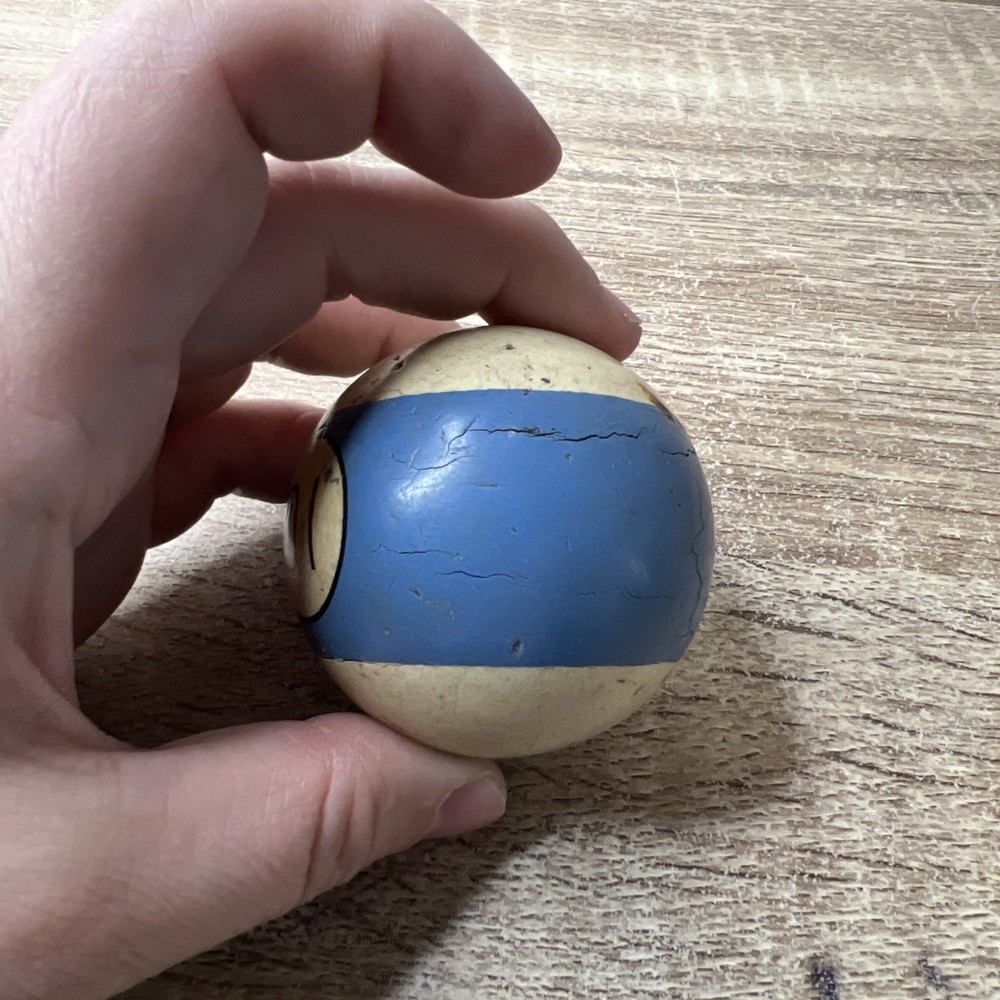 Vintage Clay Billiard Ball- #10