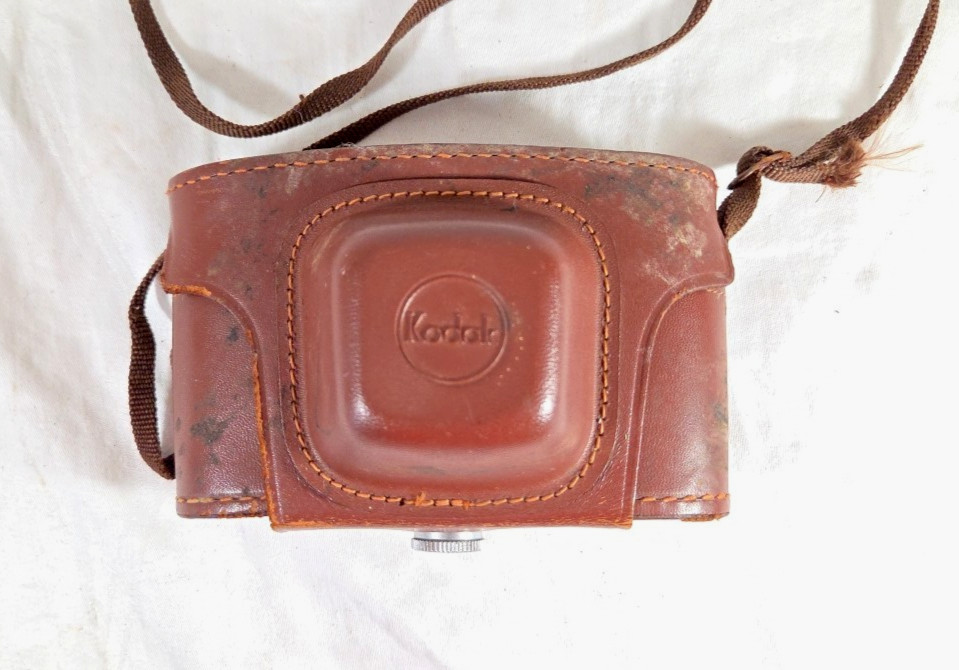 Kodak Automatic 35 Film Camera with Leather Case