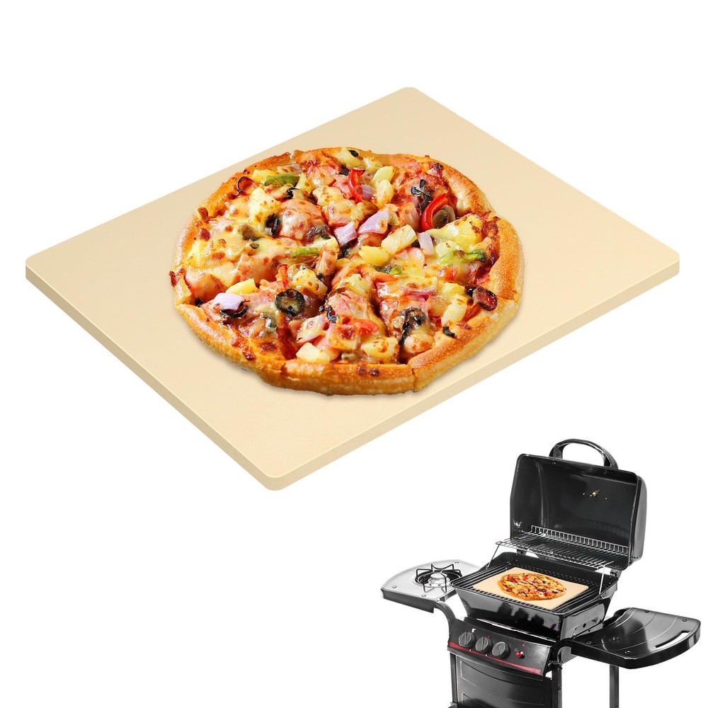 Extra Large Pizza Stone 22" x 14",Cooking Stone for Grill Rectangular, Baking...