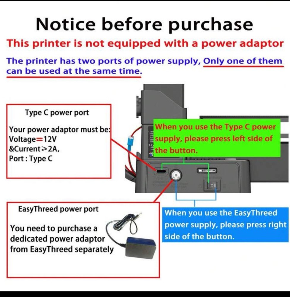 EasyThreed Mini 3D Printer, Black