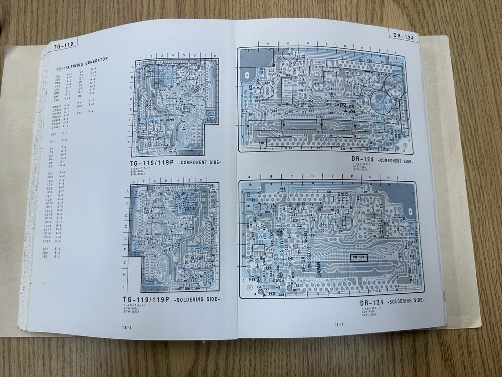 Sony BVW-400A Maintenance manual - Betacam