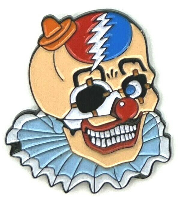 Grateful Dead Clown Lapel Hat Pin