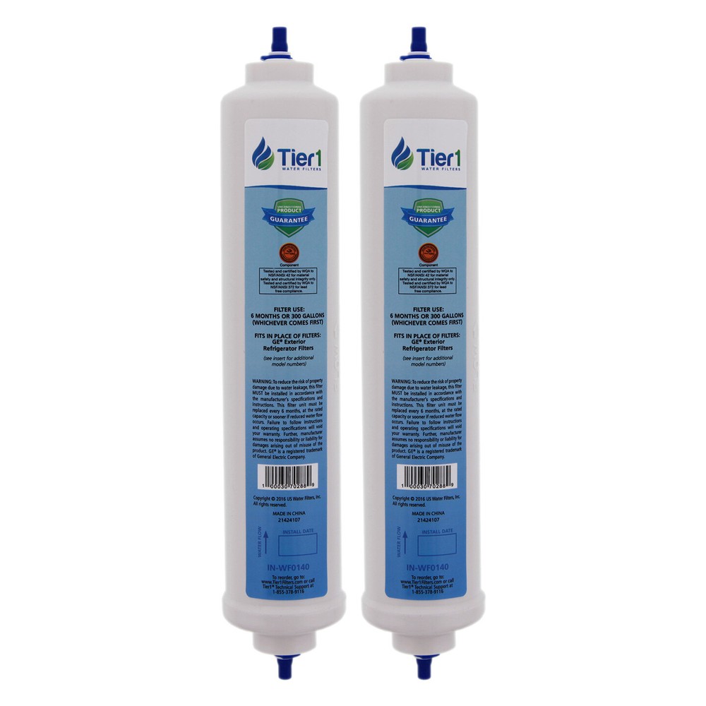 Fits GE GXRTDR Comparable Inline Water Filter 2 Pack
