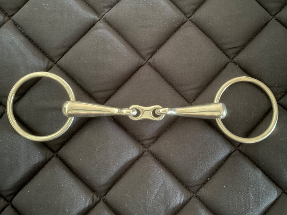 French Link O Ring Snaffle Horse Bit 6”