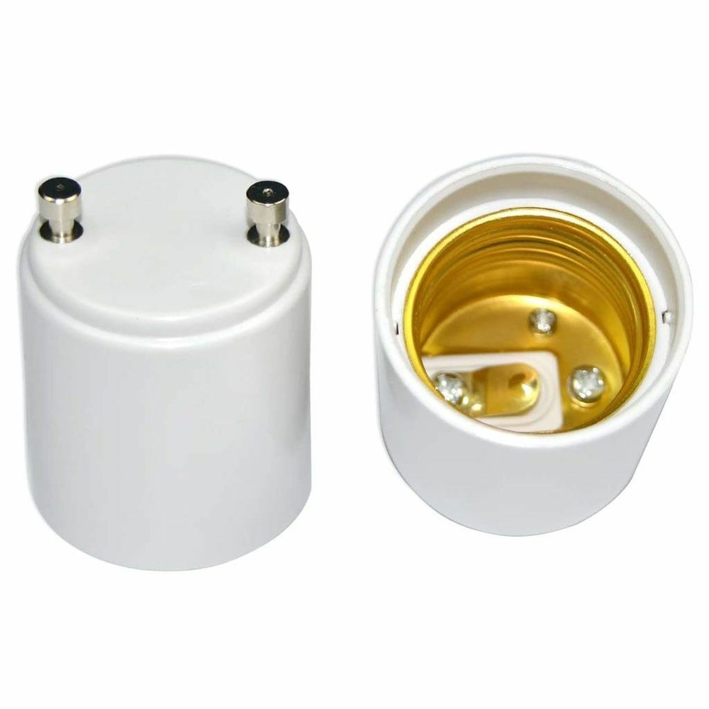 GU24 To E27 /E26 Screw LED Light Lamp Bulb Base Adapter Socket Converter Adaptor